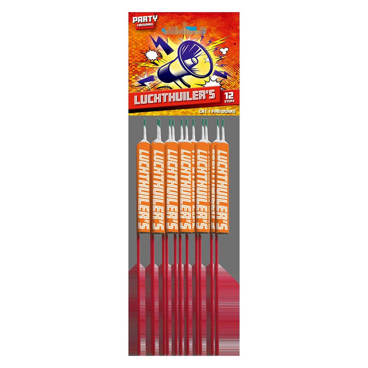 Party fireworks vuurwerk luchthuilers 12stuks