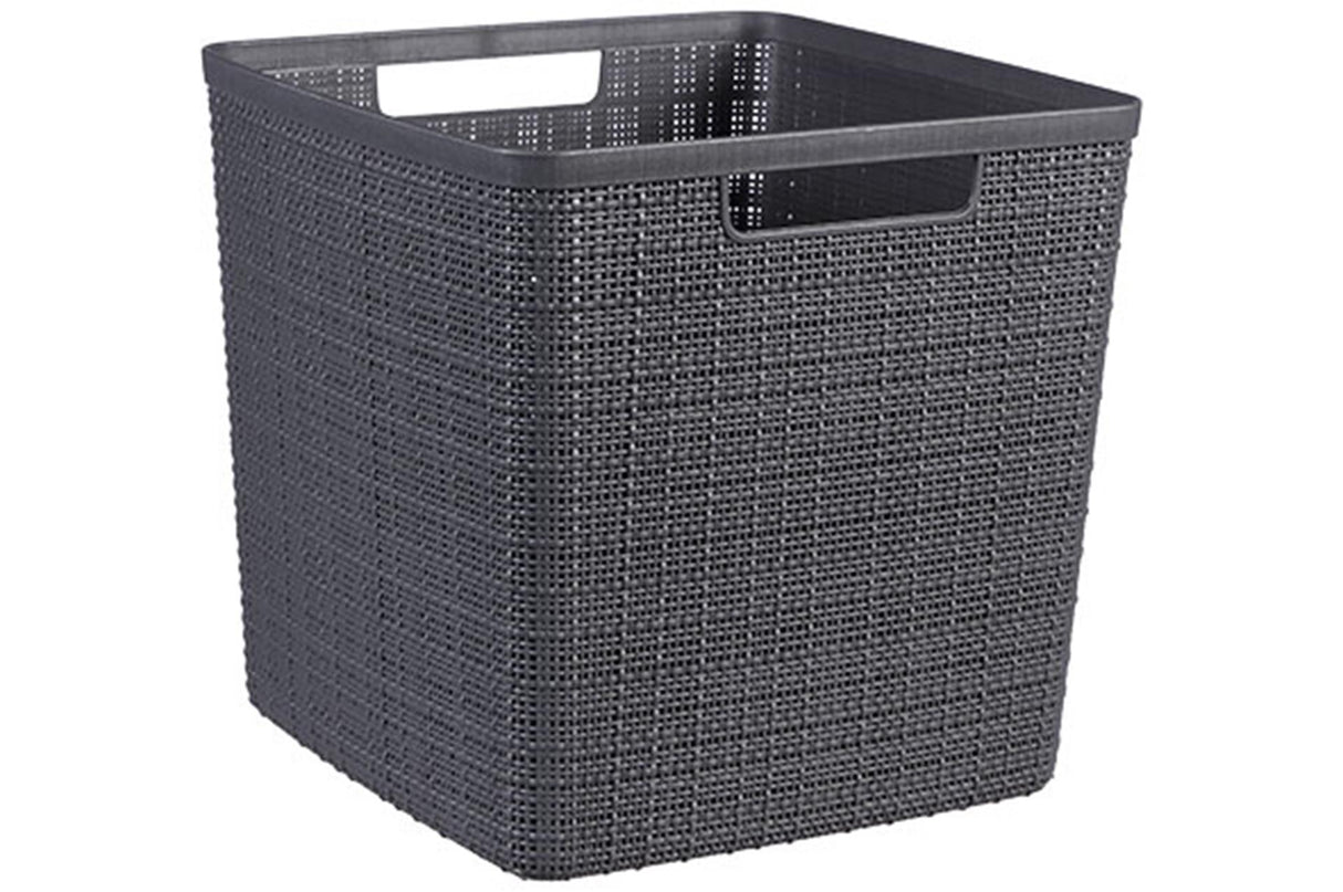 Curver Jute Basket Square 17 L Anthracite