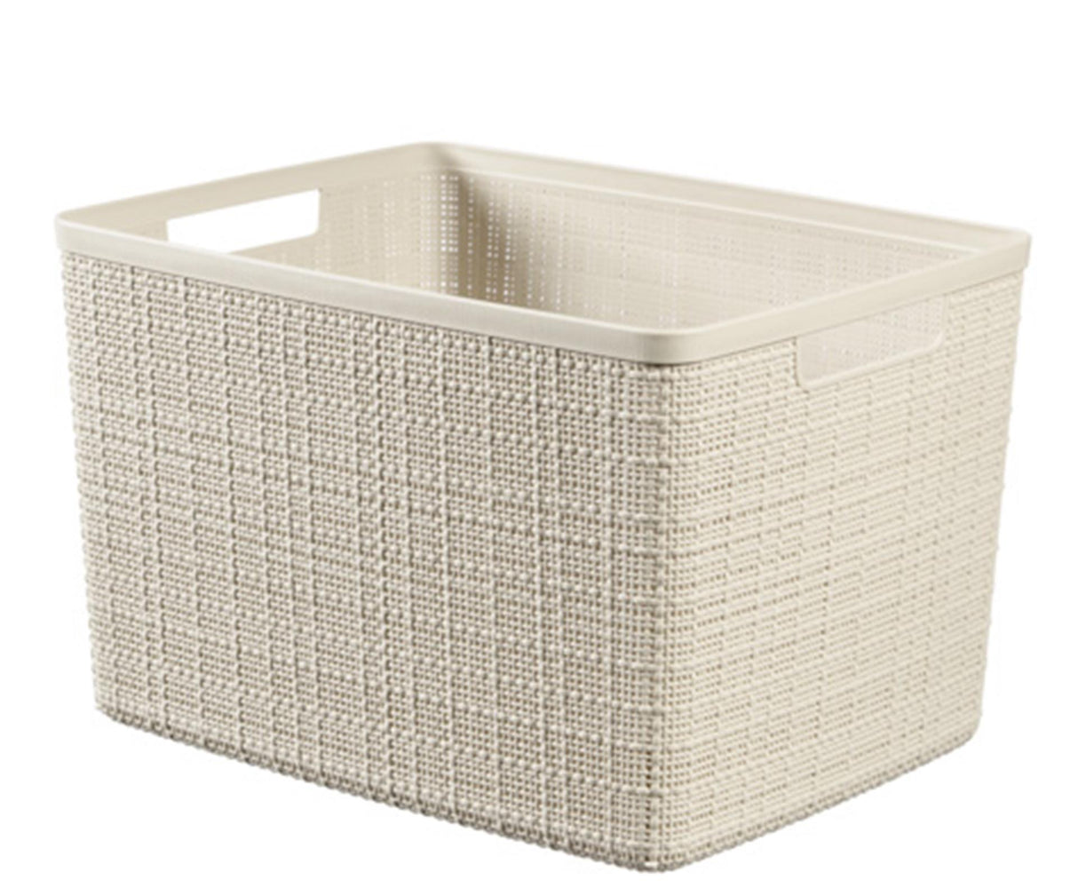 Panier de jute de curver 20 l off blanc