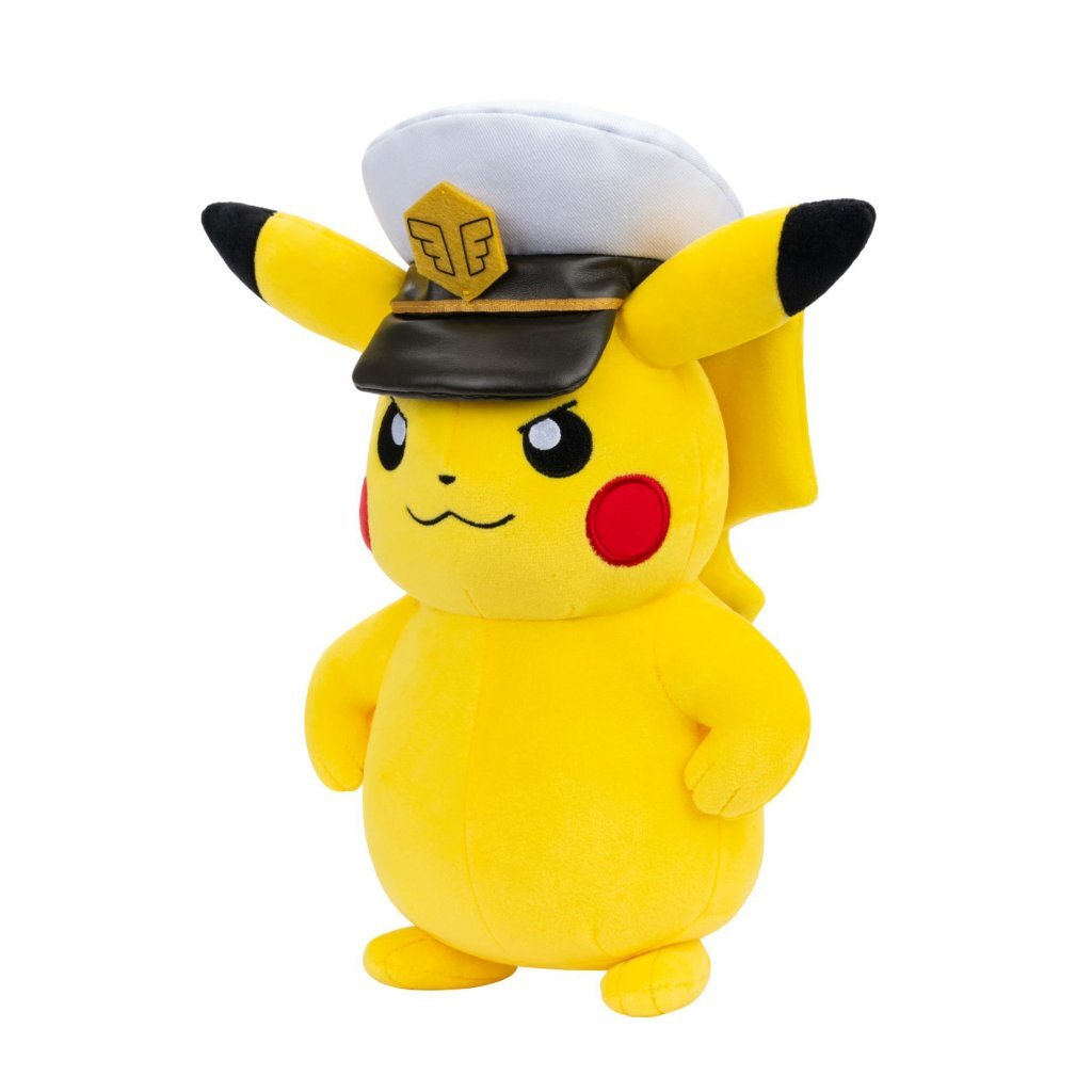 Jazwares Pokémon Kuscheltier Plüsch Kapitän Pikachu, 20cm