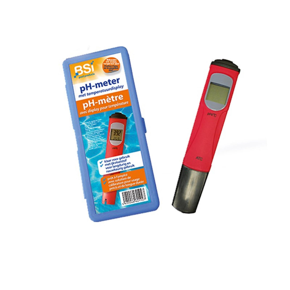 Bsi pH meter digital + temperature meter