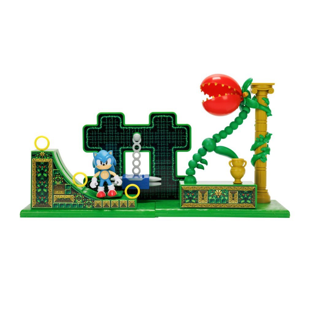 Andre merker Sonic Speedway Zone Play Set inkludert 6,5 cm figur