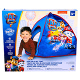 Paw patrol pop-up tent blue red