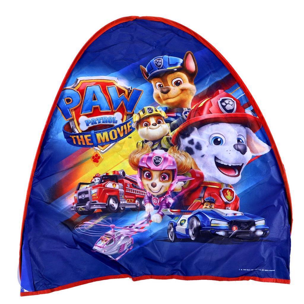 Paw patrol pop-up tent blue red