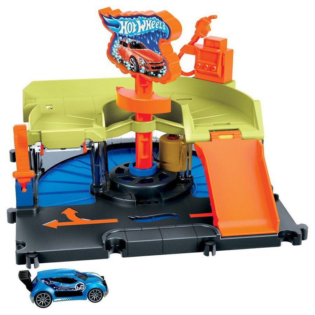Mattel Hot Wheels City Downtown Play set asorio
