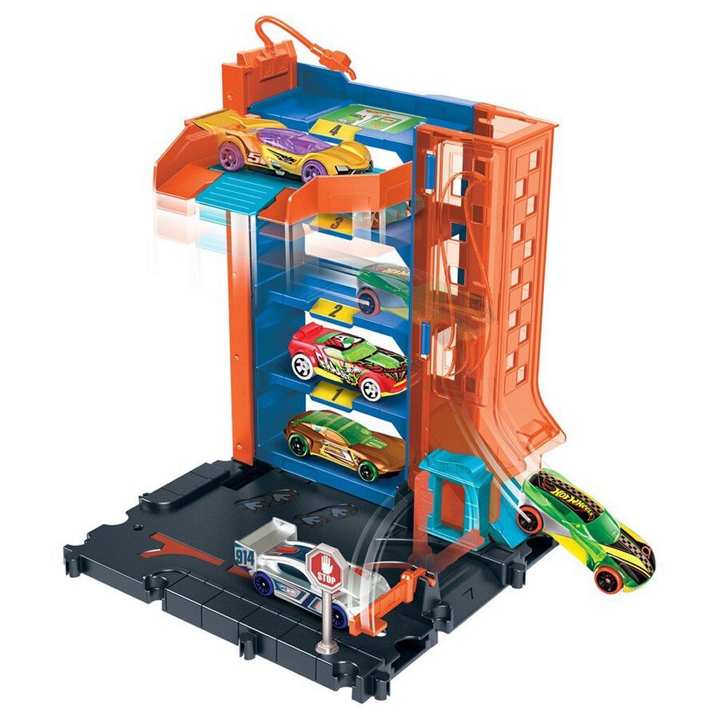 Mattel Hot Wheels City Downtown Play set asorio
