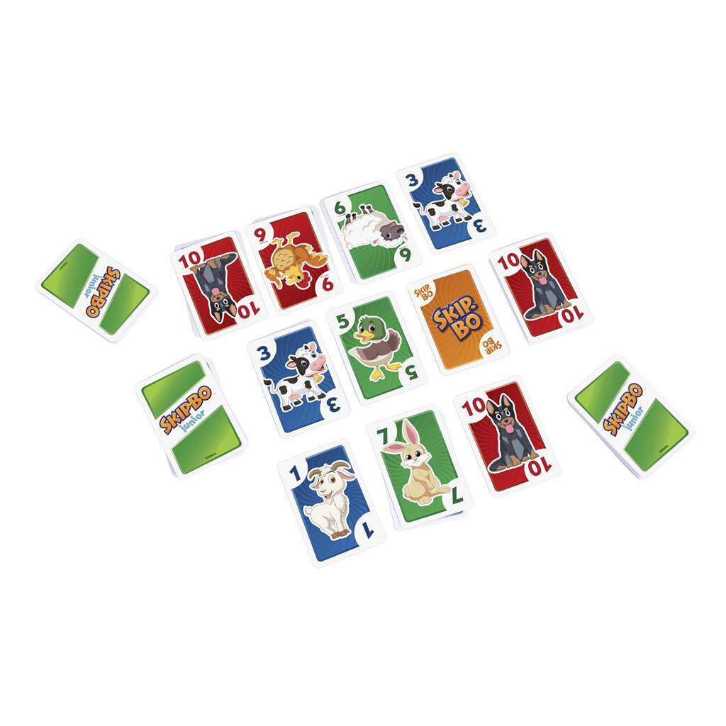 Jogo de cartas júnior de Mattel Skip-Bo