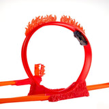 Set di acrobazie Flame Builder per binari Hot Wheels