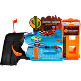 Disney cars garage glow racers with 3 cars