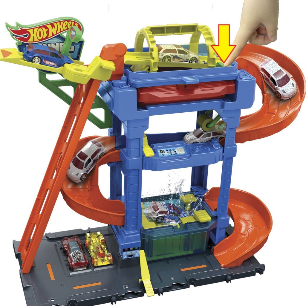 Mattel Hot Wheels City Tunnel Twist Autowasch