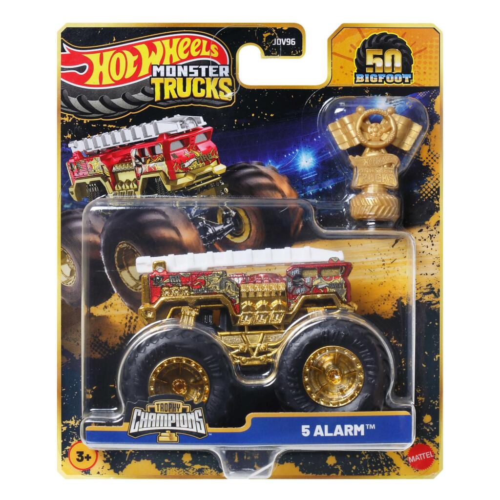 HW Monster Truck Bigfoot Trophy Champions Assorted | 6 pieces