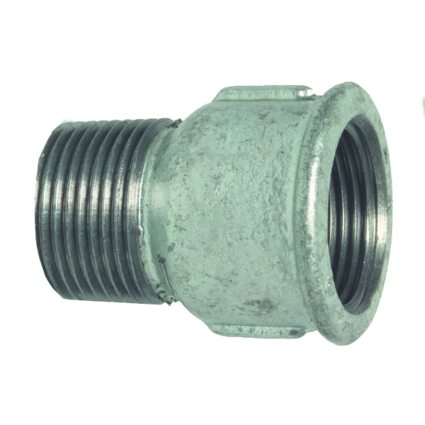 Fatningsnippel 1 nr.529a galvaniseret