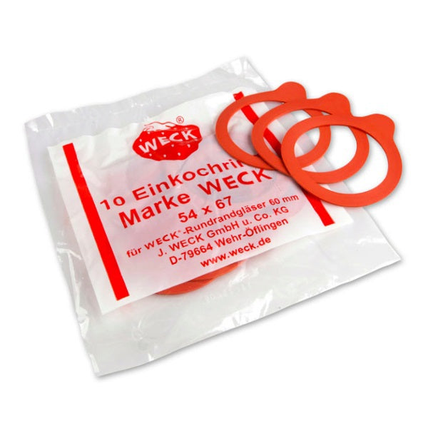 Weck žiedai 54x67mm maišelis po 10 vnt
