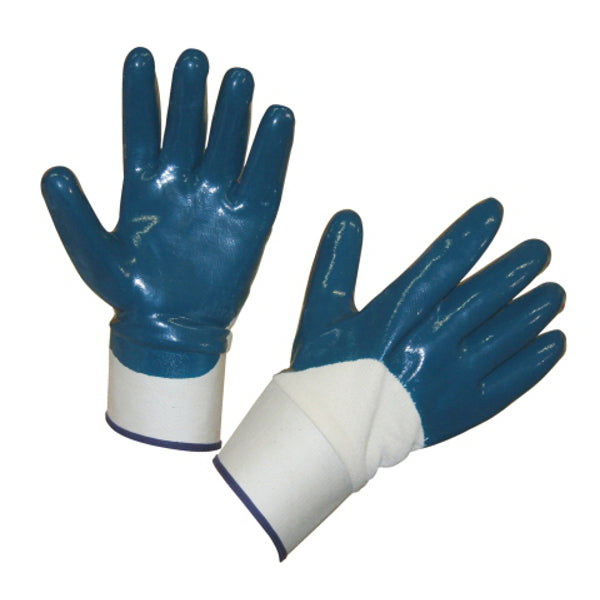 Guanto Keron NBR blu con cappuccio