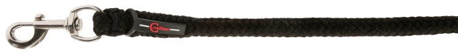 Producten voorbrenglijn classic soft zwart musketon 2m