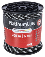 Ako producten platinumline afrasteringskoord 6mm 200m witzwart