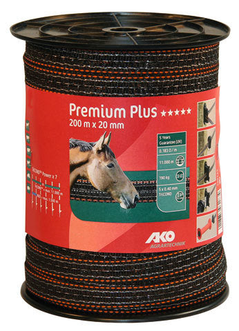Ako producten premium plus schriklint bruinoranje 2cm 200m
