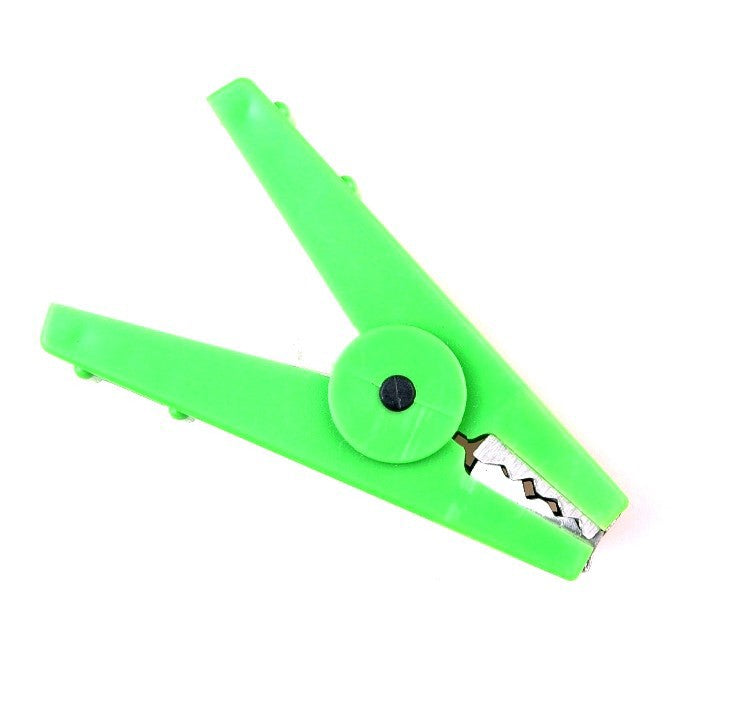Crocodile clip green