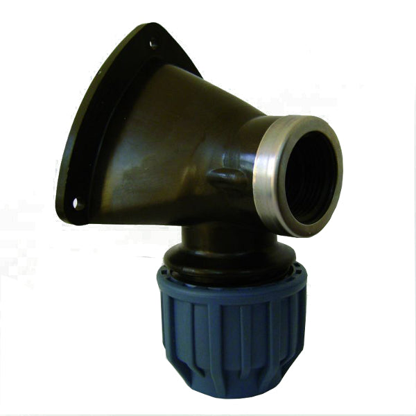 Producten muurplaat knie 20mm x 12 binnendraad