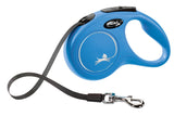 Flexi Classic Retractable Leash Tape Blue