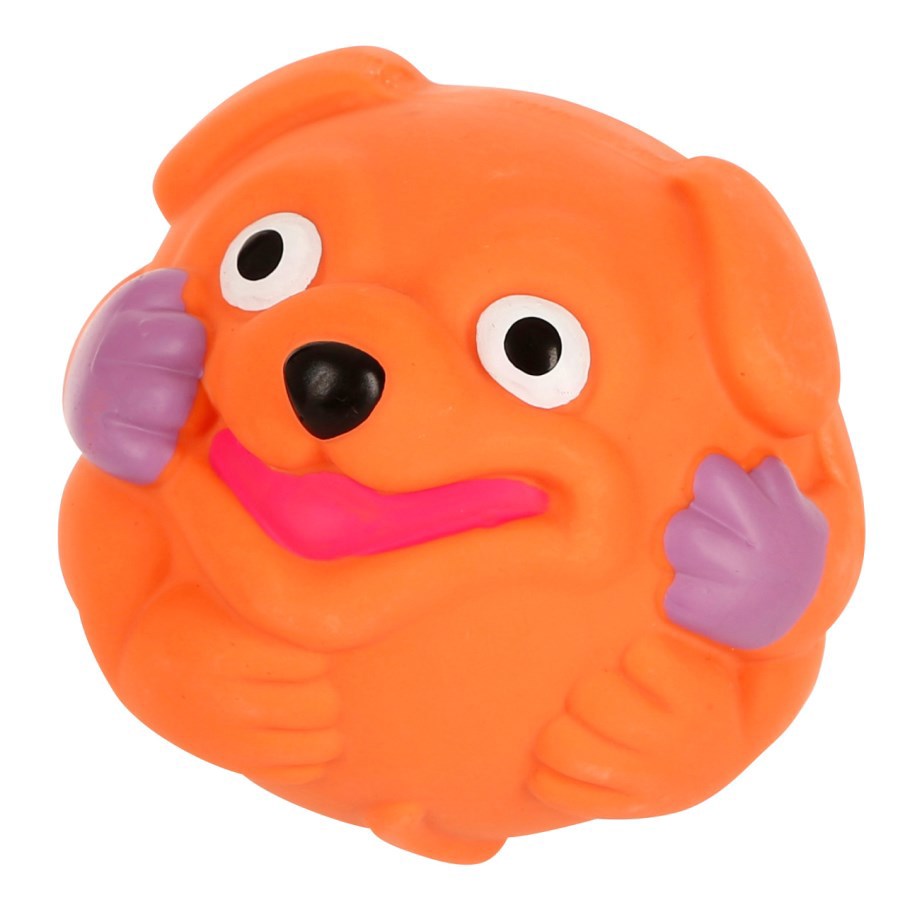 Latex hund sorteret efter farve 9 cm