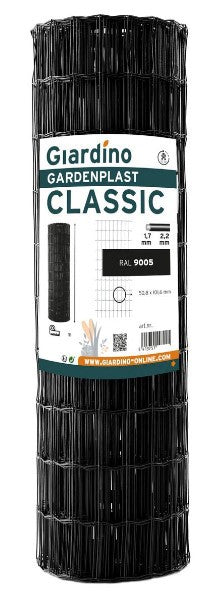 Giardino producten gaas gardenplast classic 183m x 25m ral 9005 zwart