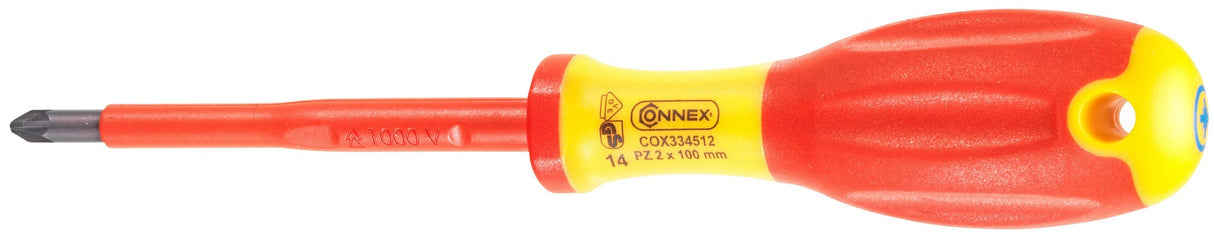 Connex screwdriver cross pz2 100mm insulated 1kv1c