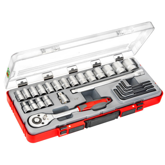 Connex producten dopsleutelset profi 12 22 delig