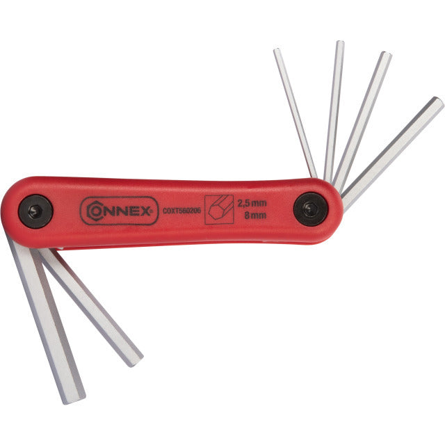 Connex Hex Key Set 6-Säit 2,5-8mm 6-Stéck - coxt560206
