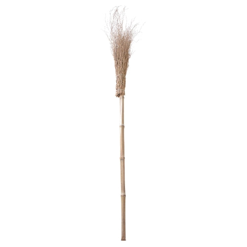 Witch's broom mm with bamboo handle | 10 pieces