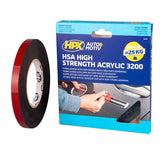 Hpx producten dubbelzijdigte tape hsa high strength acrylic 25mm 10m