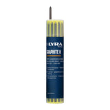 Lyra producten dry profi markeerpotlood navulling 12 stuks 28mm