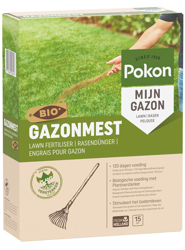 Pokon bio plænegødning til 15m2 1kg