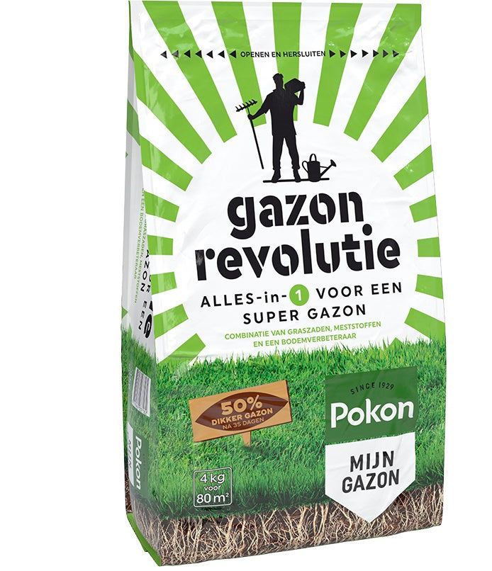 Pokon græsplæne revolution 4kg til 80m2