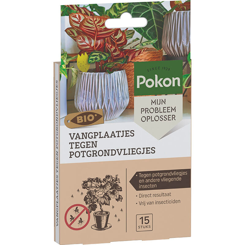 Pokon bio lepiace pasce proti pôdnym muchám 15 ks