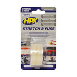 Hpx producten stretchfuse reparatietape silicone transparant 25mm x 3m