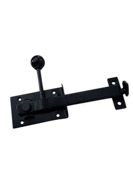 Waelbers puutarhaportin lukko 100x60mm musta