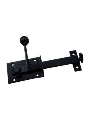 Waelbers puutarhaportin lukko 100x60mm musta