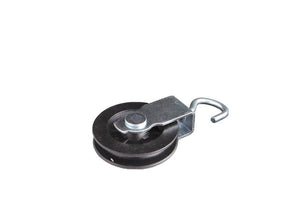 Waelbers Pulley polypropylene 40mm Rad Aluminium