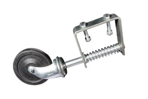 Waelbers running wheel with spring for garden gate galvanized