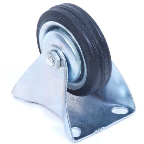 Tarsus fix kerék 100 mm. fekete