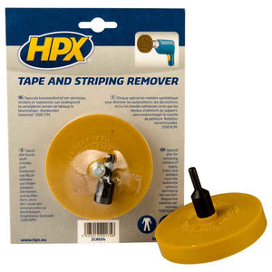 Hpx tape striping remover plastic disc axle