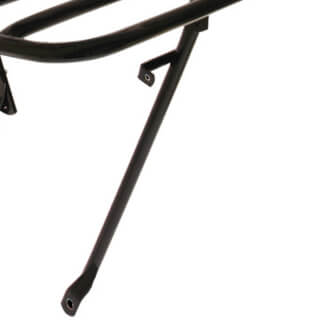 Front carrier Steco leg matt black