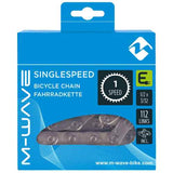 Colar M-Wave M-Wave (KMC) Velocidade única E-Bike 1 2x3 32 112 Silver esquerda