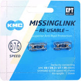 Kmc vermësst 7 8r ept Vëlo-Lock 7.3mm Sëlwer