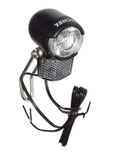 Phare avant LED Buchel brillant 40 moyeu dynamo 40 lux stvzo