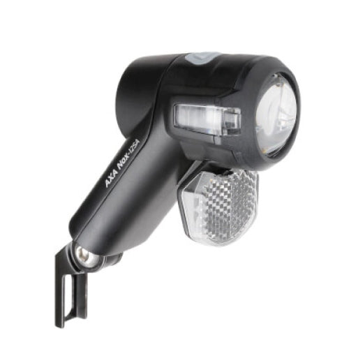 Axa headlight nox sport 12 lux - incl. batteries