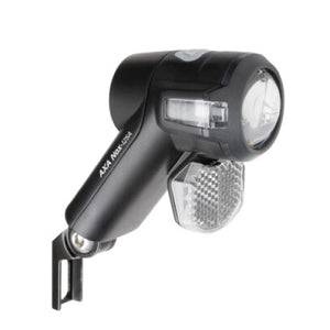 Axa headlight nox sport 12 lux - incl. batteries