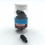 Elvedes V-brake cable bend rubber 35mm (15 pieces)