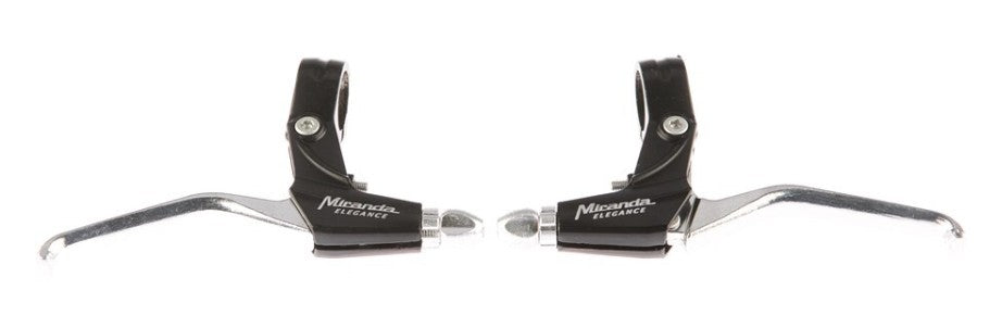Miranda Bremshebelset 3-Finger schwarz mattsilber